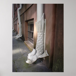 Savannah Gargoyle Gerahmt Print Poster