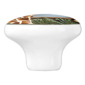 Savannah Gaze Giraffe Keramikknauf (Seitenansicht)