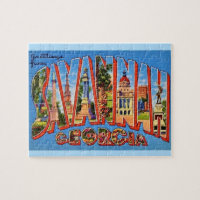 Savannah Georgia 8x10 Postkarte