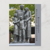 Savannah Georgia Afroamerikanisches Denkmal Postkarte (Vorderseite)