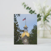 Savannah Georgia City Hall Gold Dome Fotografisch Postkarte (Stehend Vorderseite)