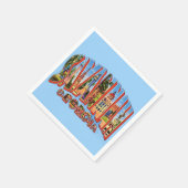 Savannah Georgia Cocktail Servietten (Ecke)