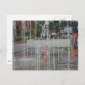 Savannah, Georgia - Ellis Square Post Card Postkarte (Vorne/Hinten)