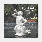 Savannah Georgia Forsyth Park Fountain Magnet (Vorne)