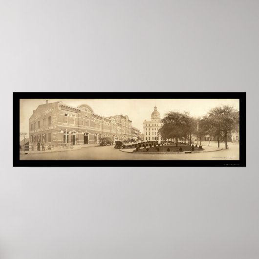 Savannah, Georgia Foto 1909 Poster (Vorne)