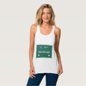 Savannah Georgia ga Interstate Highway Freeway : Tank Top (Vorderseite Vollansicht)