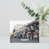 Savannah Georgia GA Postkarte (Stehend Vorderseite)