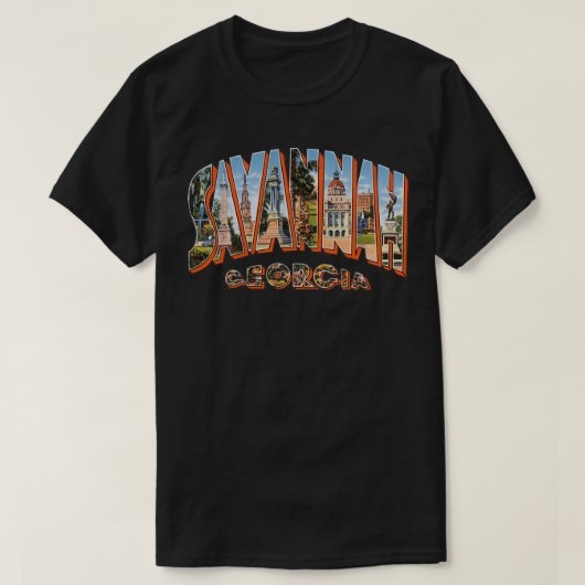 Savannah Georgia GA T-Shirt (Design vorne)