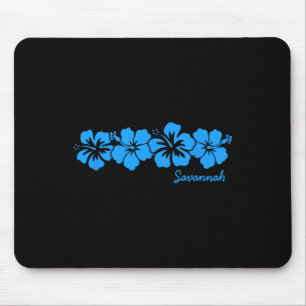 Savannah Georgia Hibiskus-Blumen-Damen-Souvenir V Mousepad