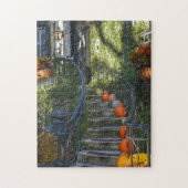 Savannah Georgia Historic Zuhause Herbst Puzzle (Vertikal)