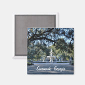 Savannah Georgia Magnet (Vorderseite/Rückseite)