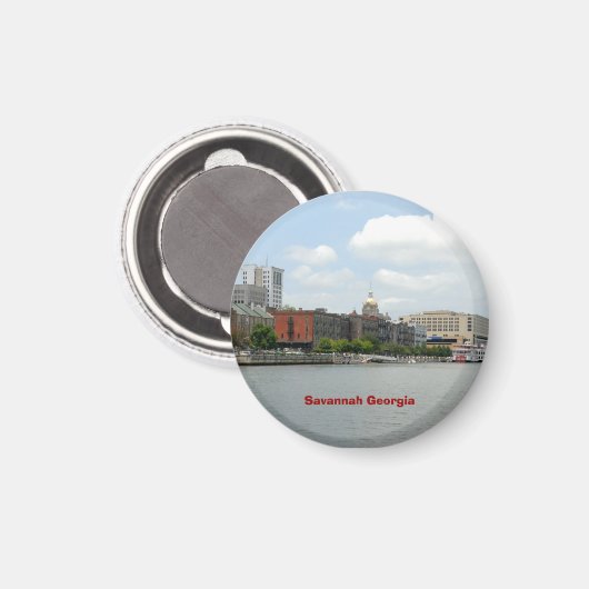 Savannah Georgia Magnet (Vorderseite/Rückseite)