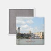 Savannah Georgia Magnet (Vorderseite/Rückseite)