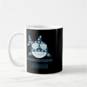Savannah Georgia Nautical Coastal Fishing Boote Kaffeetasse (Links)