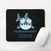 Savannah Georgia Nautical Coastal Fishing Boote Mousepad (Mit Mouse)