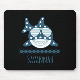Savannah Georgia Nautical Coastal Fishing Boote Mousepad