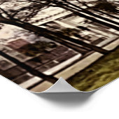 Savannah, Georgia Oglethorpe Avenue Poster (Ecke)