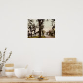 Savannah, Georgia Oglethorpe Avenue Poster (Küche)