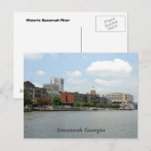 Savannah Georgia Postcard Postkarte (Vorne/Hinten)