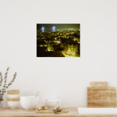 Savannah Georgia Skyline Poster (Küche)