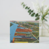 Savannah Georgia Staat Port Historic Postkarte (Stehend Vorderseite)