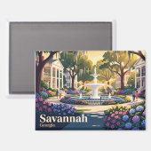 Savannah, Georgia, USA Magnet (Vorderseite/Rückseite)