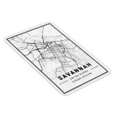 Savannah Georgia USA Travel City Map Magnet (Rechte Seite)