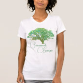 Savannah Georgia verzaubert Live Oak Tree T-Shirt (Vorderseite)