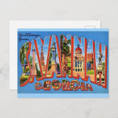 Savannah Georgia Vintag Postcard Postkarte (Vorne/Hinten)