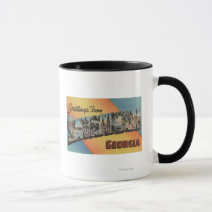 Savannah, Georgien - Große Briefmarkenszenen Tasse