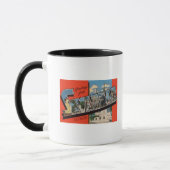 Savannah, Georgien - Große Briefszenen 2 Tasse (Links)