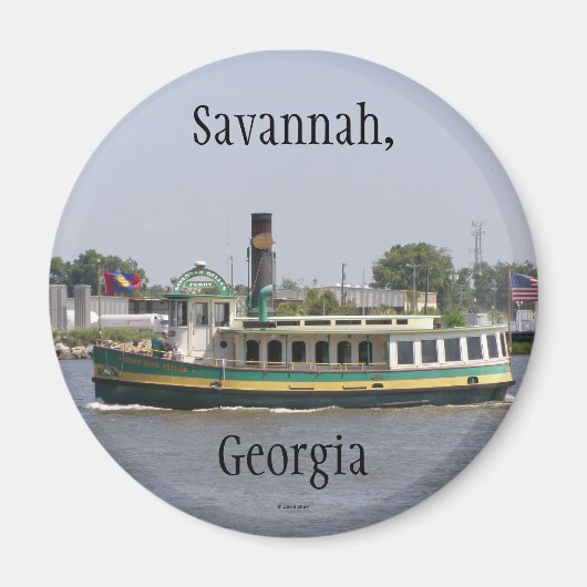 Savannah, Georgien Magnet (Vorne)