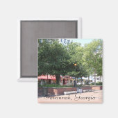 Savannah, Georgien Magnet (Vorderseite/Rückseite)