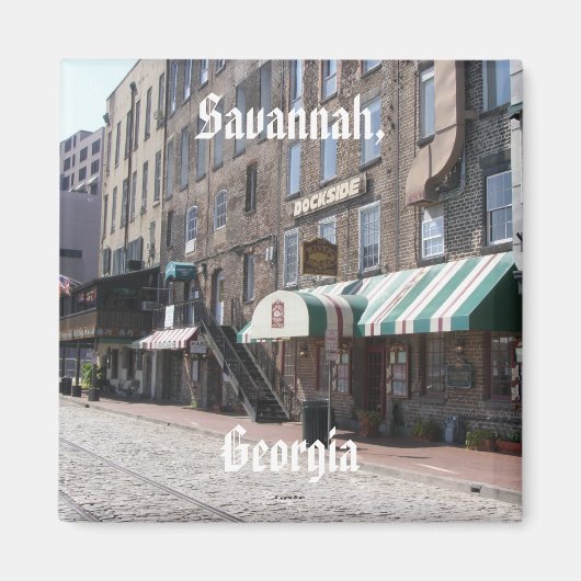 Savannah, Georgien Magnet (Vorne)