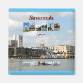 Savannah, Georgien Magnet (Vorne)