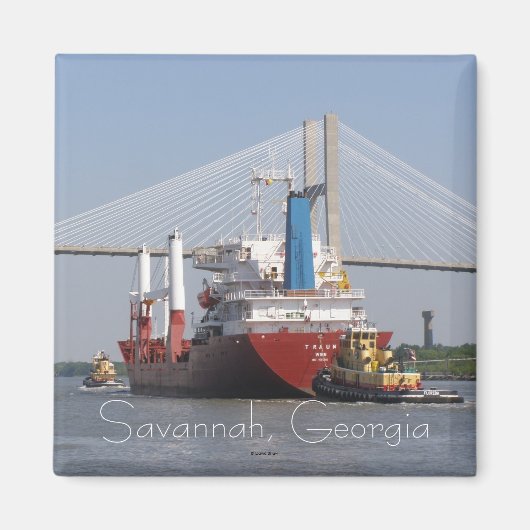 Savannah, Georgien Magnet (Vorne)
