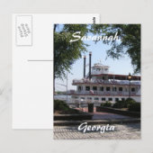 Savannah, Georgien Postkarte (Vorne/Hinten)