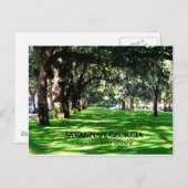 SAVANNAH, GEORGIEN POSTKARTE (Vorne/Hinten)