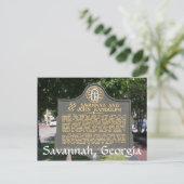 Savannah, Georgien Postkarte (Stehend Vorderseite)