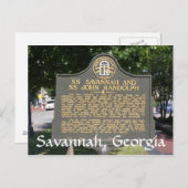 Savannah, Georgien Postkarte (Vorne/Hinten)