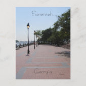 Savannah, Georgien Postkarte (Vorderseite)
