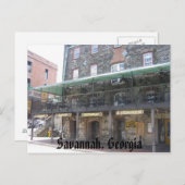 Savannah, Georgien Postkarte (Vorne/Hinten)