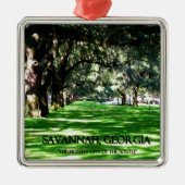 SAVANNAH, GEORGIEN SILBERNES ORNAMENT (Vorne)