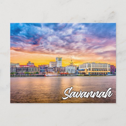 Savannah, Georgien, Vereinigte Staaten Postkarte (Vorderseite)