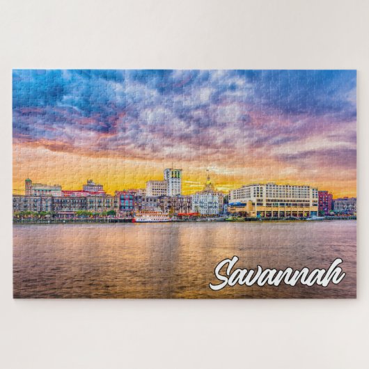 Savannah, Georgien, Vereinigte Staaten Puzzle (Horizontal)