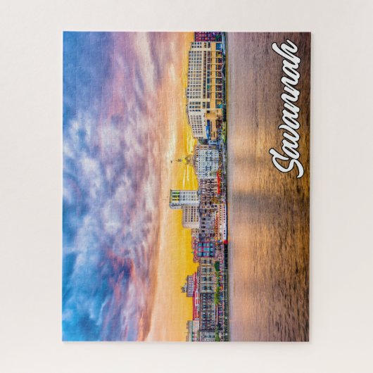 Savannah, Georgien, Vereinigte Staaten Puzzle (Vertikal)