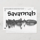 Savannah, Georiga, USA Postkarte (Vorne/Hinten)