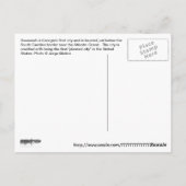 Savannah, Georiga, USA Postkarte (Rückseite)