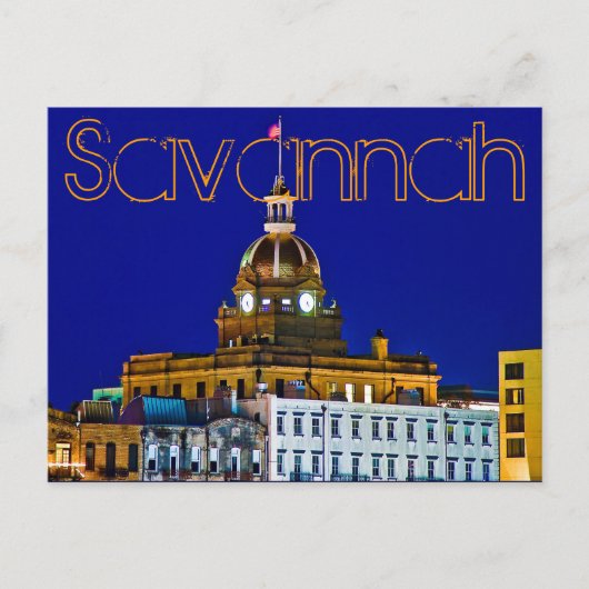 Savannah, Georiga, USA Postkarte (Vorderseite)