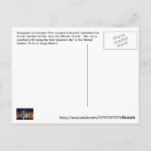 Savannah, Georiga, USA Postkarte (Rückseite)